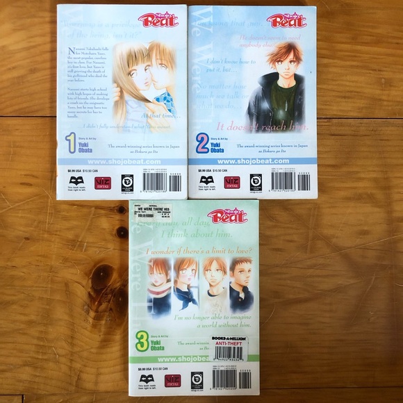 We Were There Manga Volume 1, 2, & 3 Yuki Obata Shojo Beat Drama Romance Life - Picture 5 of 14